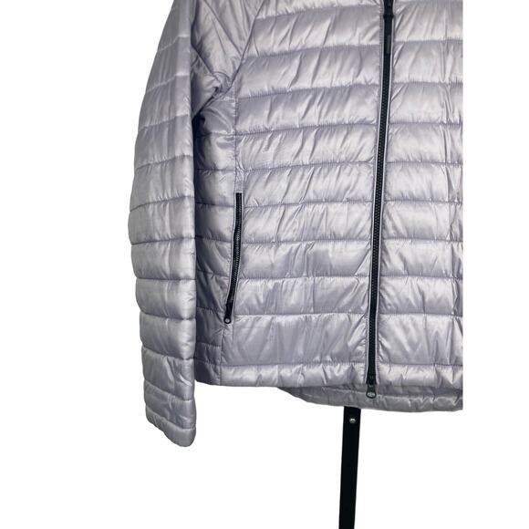 Everlane The ReNew Lightweight Puffer Jacket Lavender Sz S Recycled Polyester - Picture 4 of 14